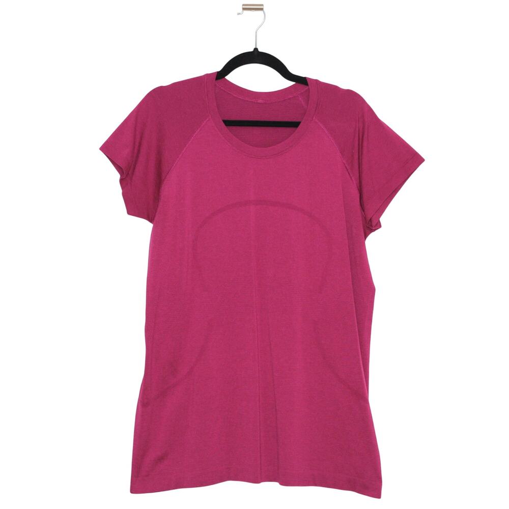 Lululemon Hot Pink Swiftly Tech Short Sleeve Shirt Size 14